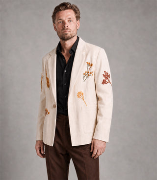 Shop Men's Wild Flowers Hand Embroidered Resort Suit - Suit Heritage