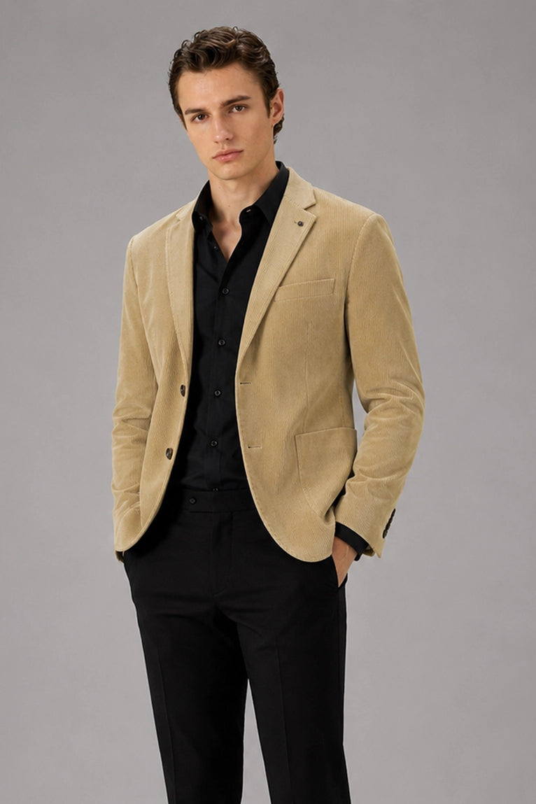 Shop Men's Yellow Corduroy 2 Piece Suit - Suit Heritage