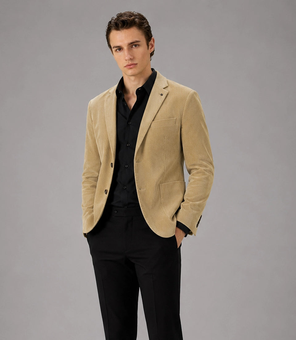 Shop Men's Yellow Corduroy 2 Piece Suit - Suit Heritage