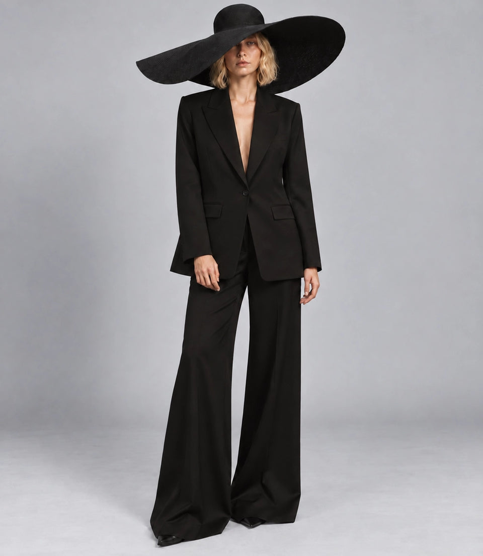 Women's Black Baggy Suit  -  Suit Heritage