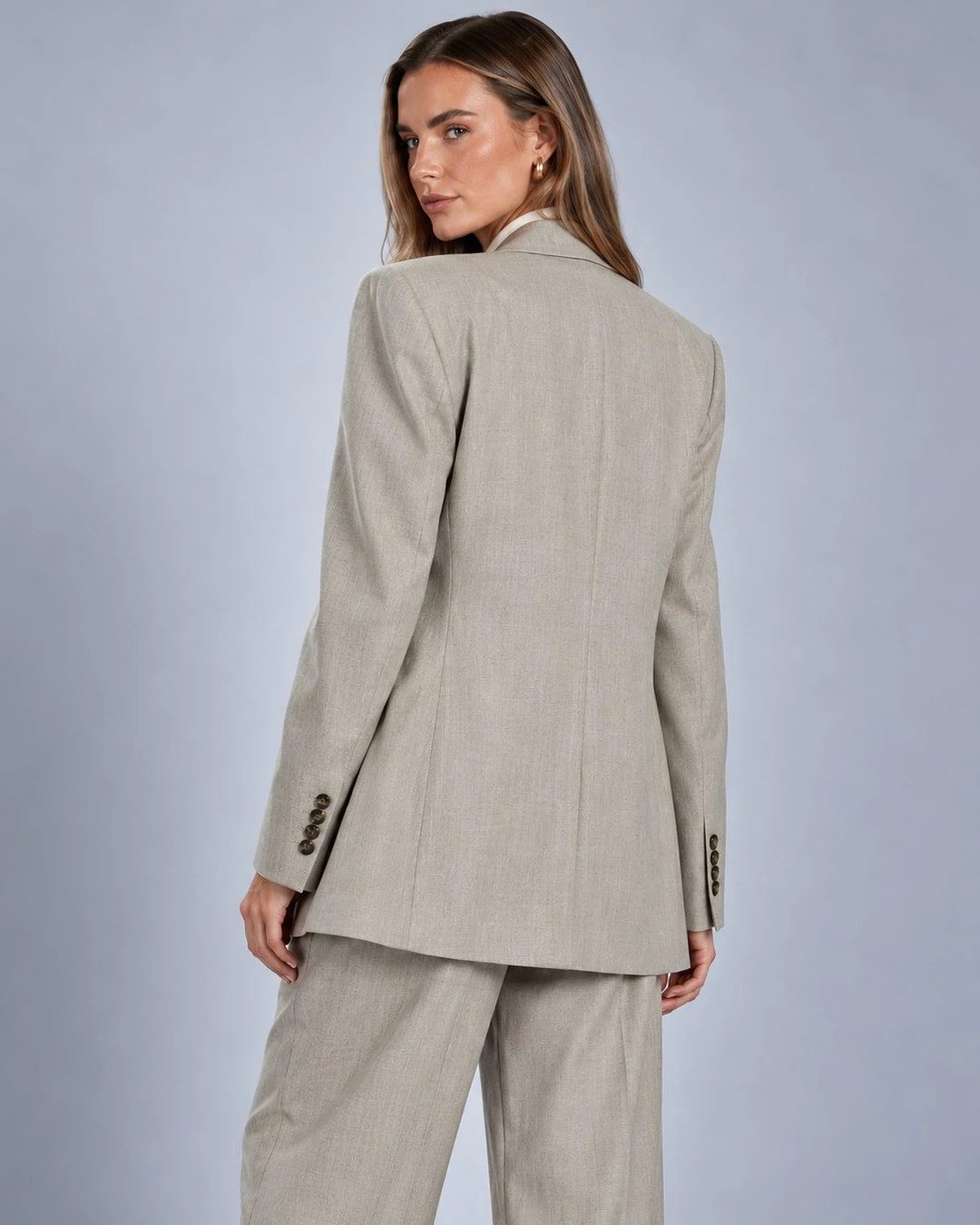 Women's Greige oversized Suit Back -  Suit Heritage