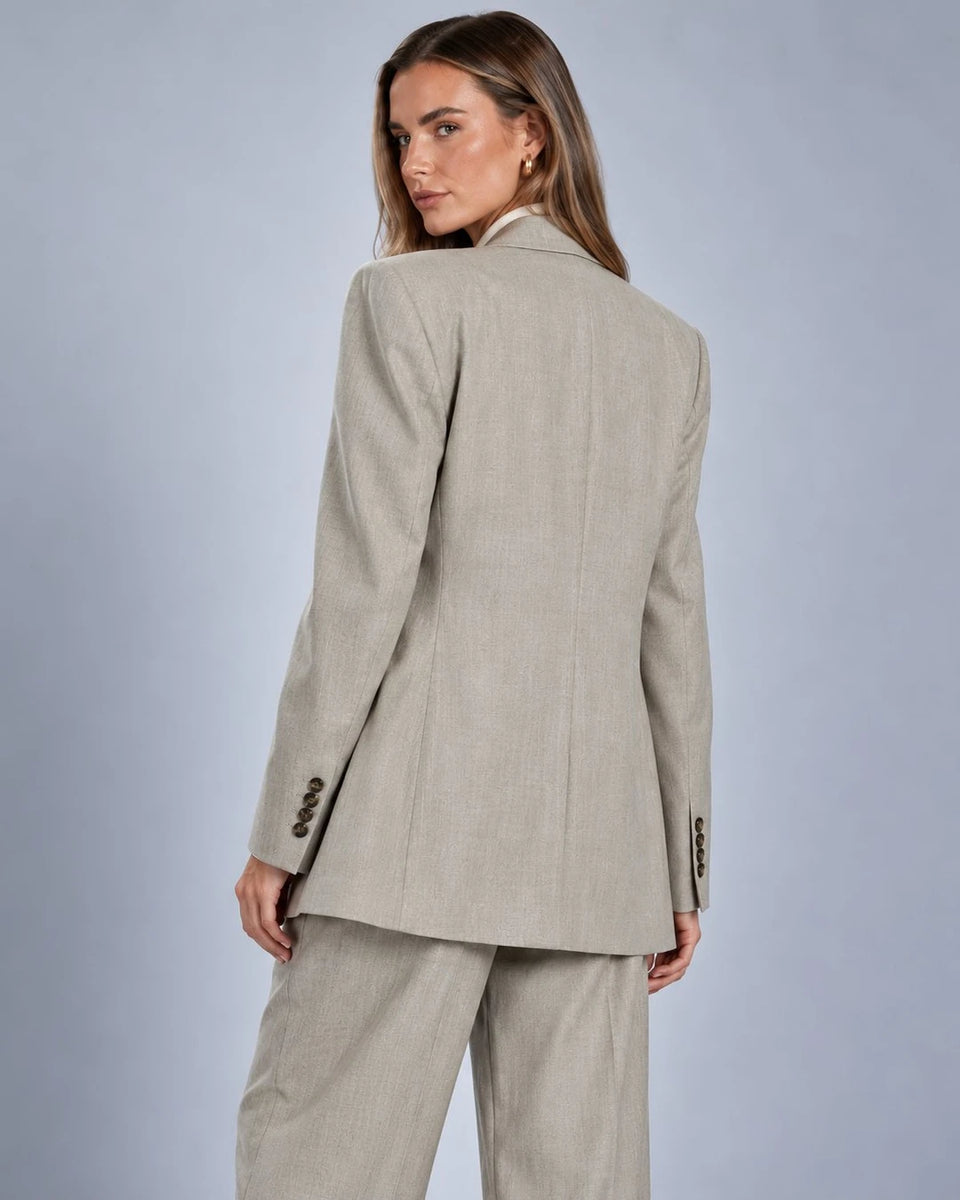 Women's Greige oversized Suit Back -  Suit Heritage