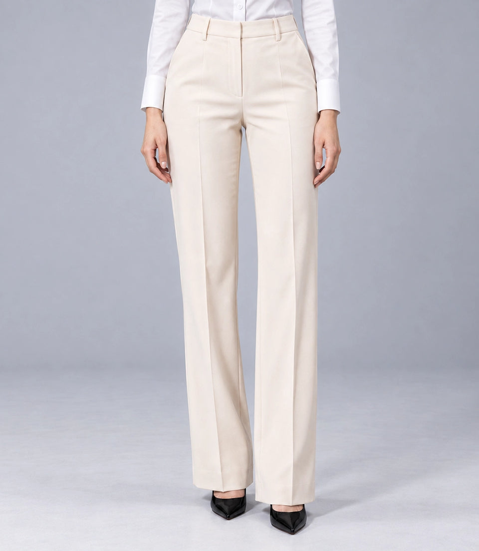 Women's Ivory Peak Lapel Formal Tuxedo Pant -  Suit Heritage