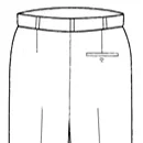 1 Welted Pocket On Right