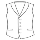 Shawl Lapel Vest