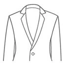 Slim Notch Lapel (2.5")