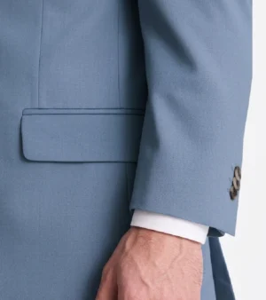 Brighton Cotton Light Blue Solid Suit Cuffs