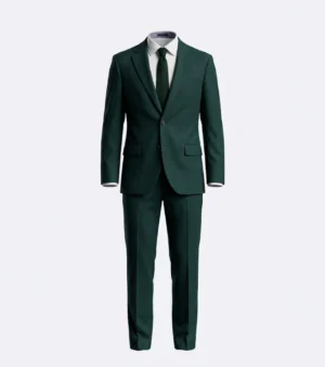 Brighton Cotton Light Blue Solid Suit Green
