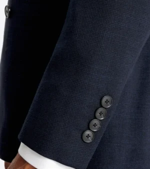 Brighton Cotton Navy Solid Suit Cuffs