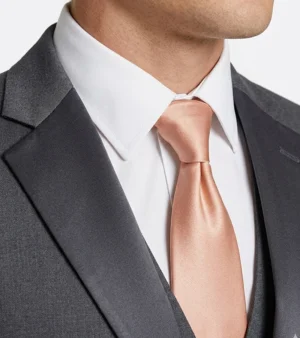 Brighton Cotton Solid Grey Suit Collar