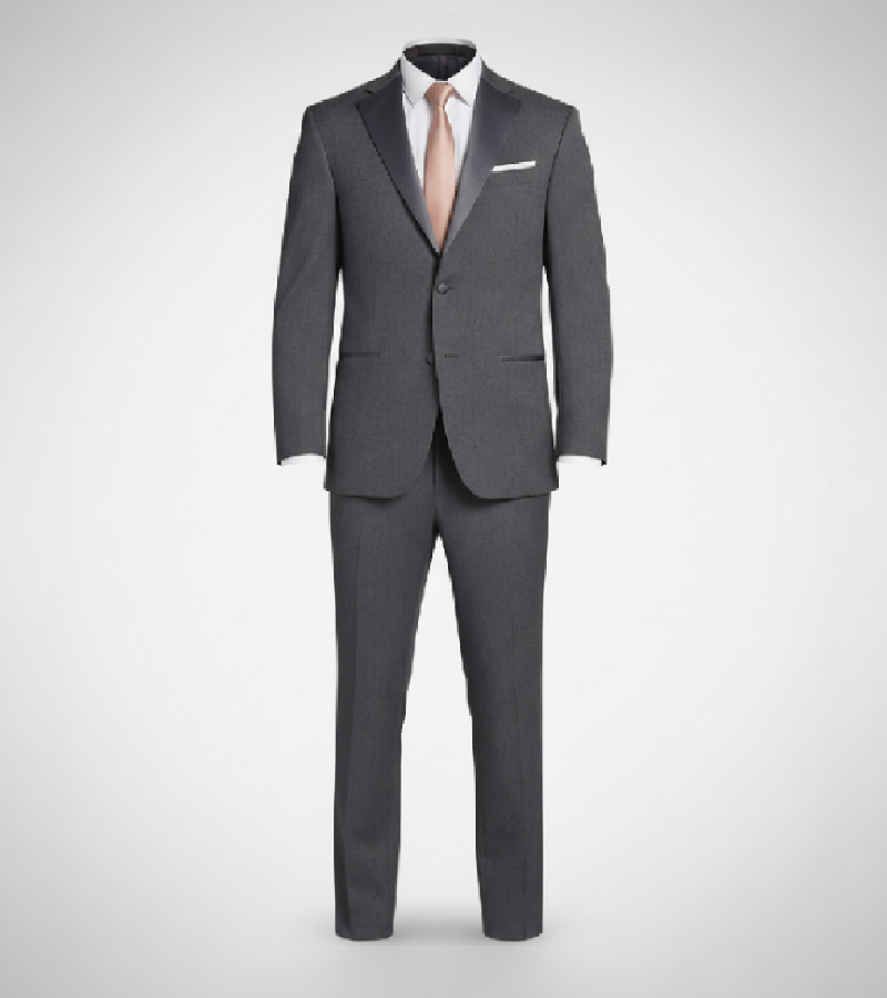 Brighton Cotton Solid Grey Suit