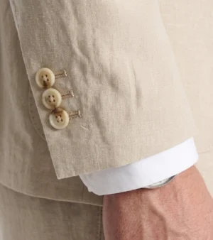 Brighton Solid Camel Cotton Suit Cuff