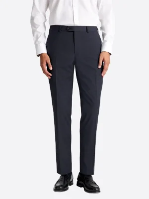 SuitsHeritage Men’s Navy Slim Fit 2 Piece Suit Pant