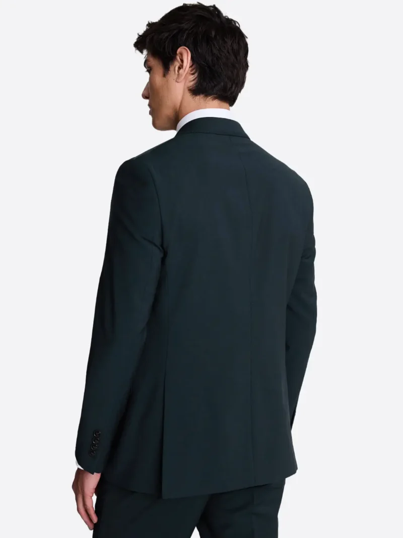 Men's Green Double Breasted Two Piece Suit Green Back