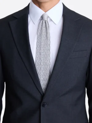 Brighton Solid Cotton Grey Suit - Image 7