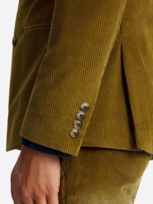 Bromley Corduroy Solid Black Suit - Image 7