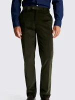 SuitsHeritage Men’s Green Solid Regular Fit 2 Piece Suit Pant