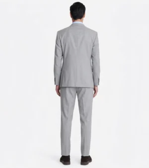 Shop The Ashford Cotton Textured Light Grey Suitv
