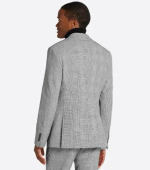 Shop The Ashford Plaid Grey Cotton Suit