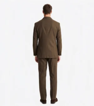 Shop The Brighton Cotton Brown Solid Suit