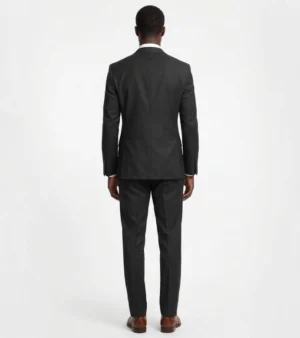 Shop The Brighton Cotton Solid Black Suit