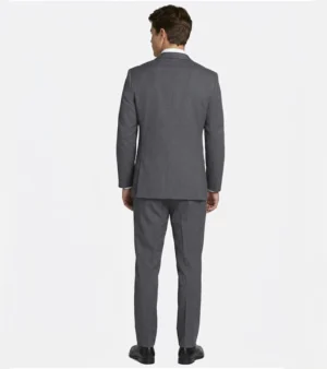 Shop The Brighton Cotton Solid Grey Suit