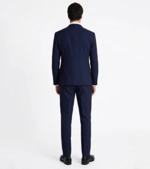 Shop the Ashford Cotton Textured Navy Suit