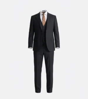 Ashford Cotton Twill Black Suit