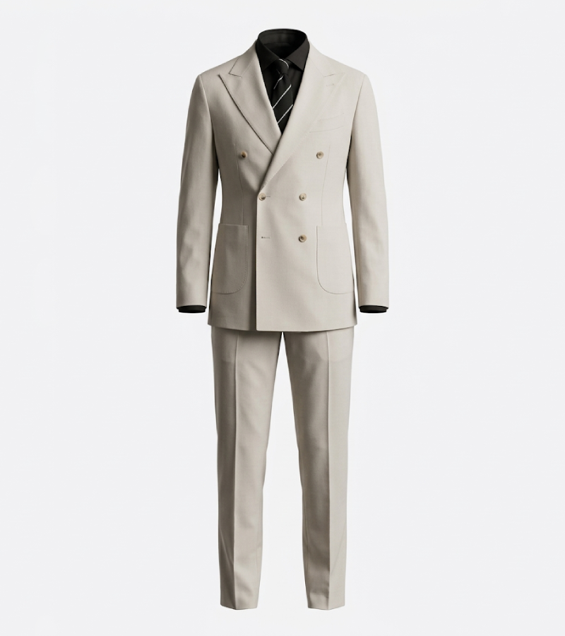 Ashford Cotton Twill Cream Suit