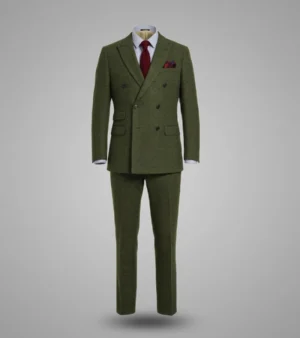 Bellington Tweed Windowpane Green Suit