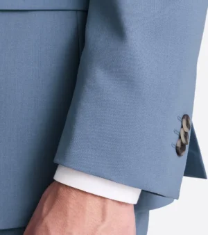 Brighton Cotton Blue Solid Suits Cuffs