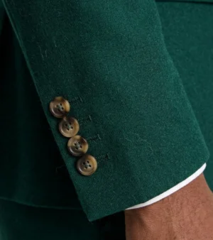 Brighton Cotton Green Solid Suit Cuffs