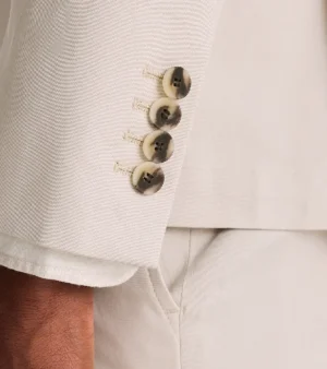 Brighton Cotton Solid Cream Suit Cuffs