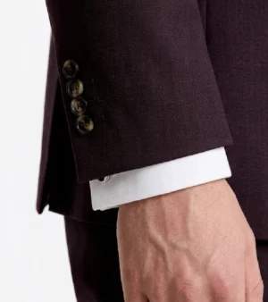 Brighton Cotton Solid Dark Brown Suit Cuffs