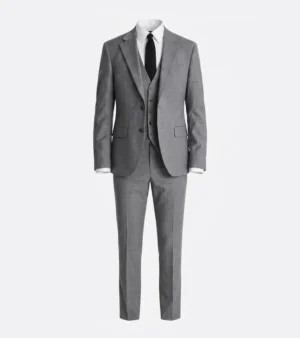 Eastford Textured Grey Wool Suit