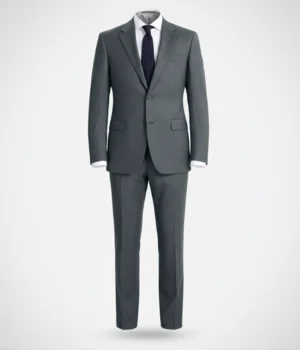 Kingsmere Wool Twill Grey Suit