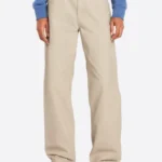SuitsHeritage Men's Beige Oversized Pant