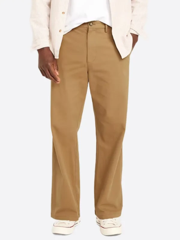 SuitsHeritage Men's Camel Oversized Jeans