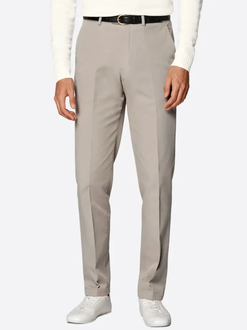 SuitsHeritage Men's Light Brown Slim fit Chinos