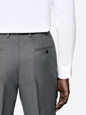 SuitsHeritage Men's Solid White Cotton Shirt Sleeves