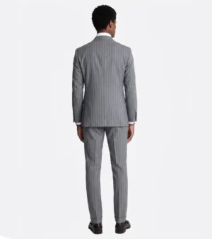 Shop The Ashford Cotton Grey Pinstripe Suit