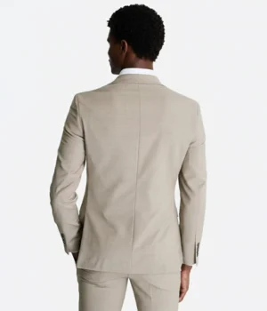 Shop The Harrington Wool Check Cream Suit