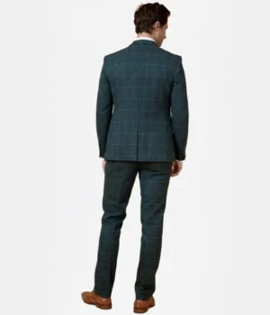 Shop The Harrington Wool Check Grey Suit