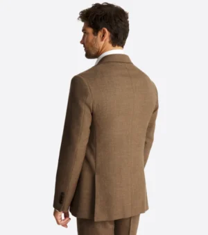 Harrington Wool Twill Brown Suit - Image 3