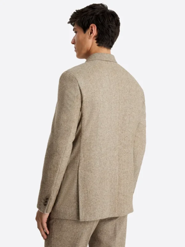 Shop The SuitsHeritage Men’s Herringbone Beige Double Breasted Regular Fit 2 Piece Suit