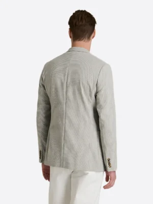 Shop The SuitsHeritage Men's Houndstooth Beige Tailored Fit Blazer