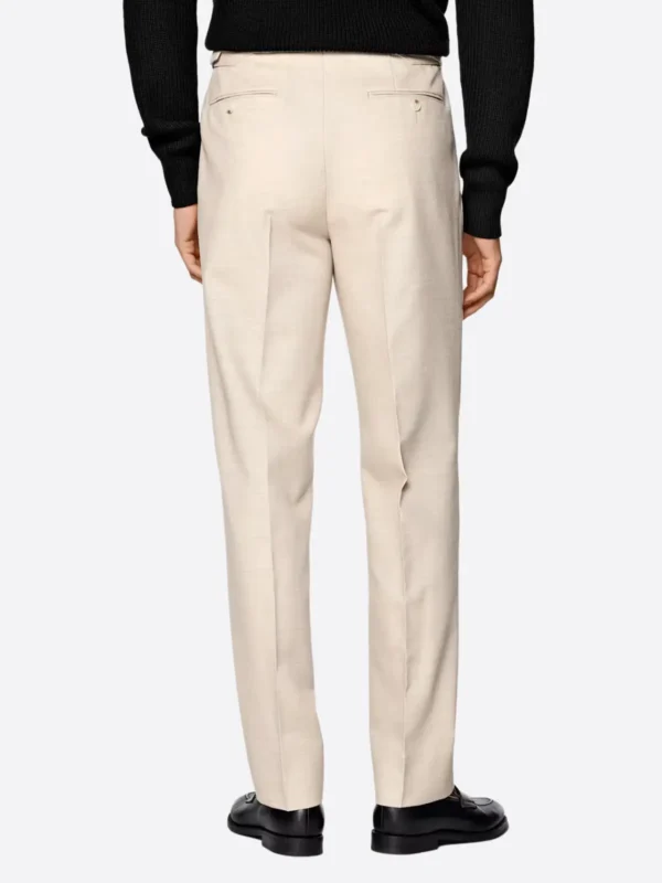 Shop The SuitsHeritage Men's Beige Straight Fit Pant