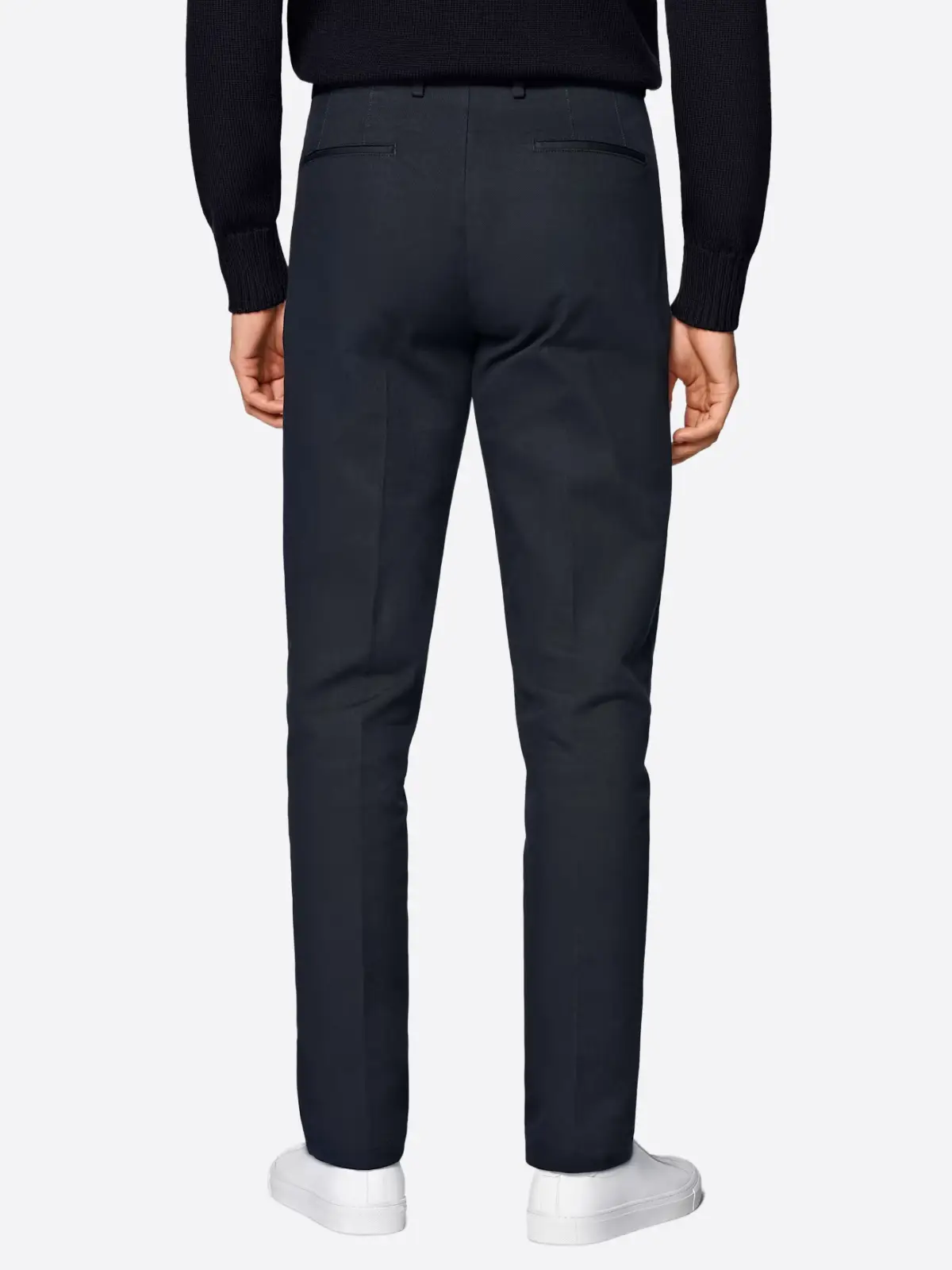 Shop The SuitsHeritage Men's Black Slim Fit Chinos
