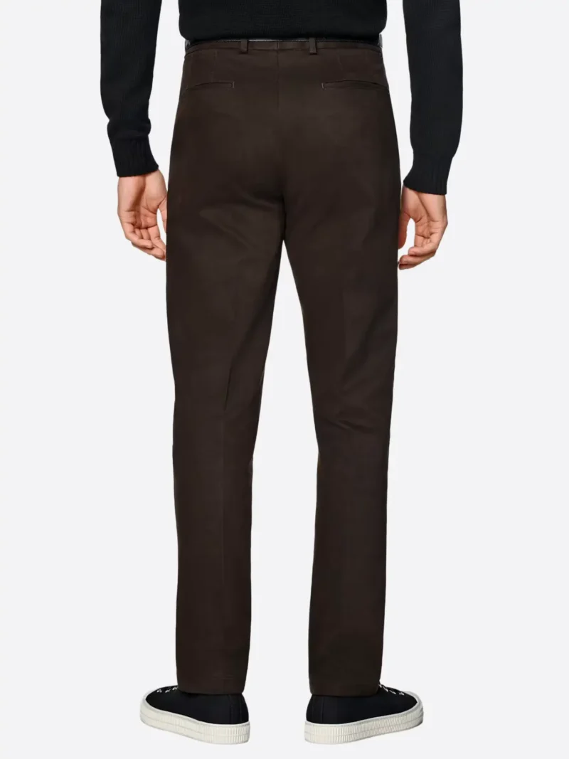 Shop The SuitsHeritage Men's Brown Slim Fit Chinos