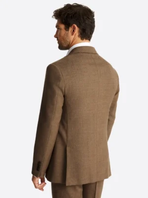 Shop The SuitsHeritage Men’s Twill Brown Regular Fit 2 Piece Suit